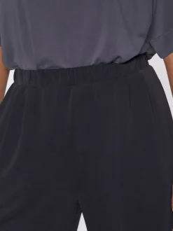 Next Noir - Pantalons Amples à enfiler en jersey ultra-doux modal Mélange Online