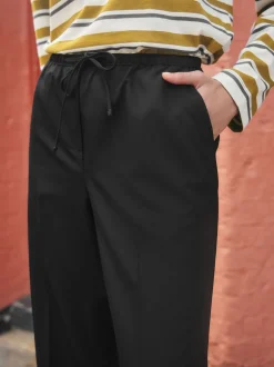 Next Noir - Pantalons amples à taille écharpe Discount