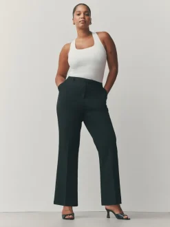 Next Noir - Pantalons bootcut Ajusté Hourglass Sale