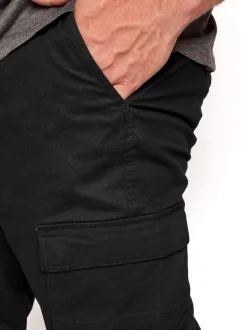 BadRhino Big & Tall Noir - Pantalons cargo BadRhino Big &Grand stretch Outlet