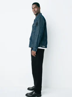 Next Noir - Pantalons chinos extensibles à double pli Outlet