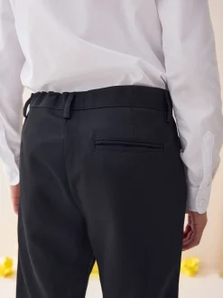 Next Noir - Pantalons d’école Coupe droite (3-17ans) Sale