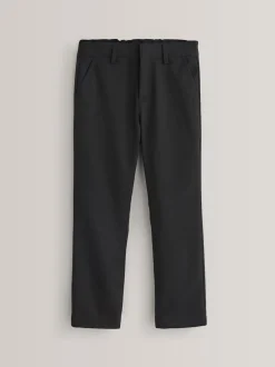Next Noir - Pantalons d’école Coupe droite (3-17ans) Sale