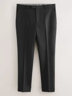 Next Noir - Pantalons de costume coupe ajustée Signature Nova Fides 100% laine italienne