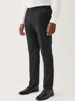 Next Noir - Pantalons de costume ajusté aux muscles Motionflex extensible Best