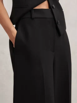 Reiss Noir - Pantalons de costume amples Gabi Best
