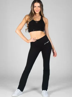 Pineapple Noir - Pantalons coupe ajustée en jersey Online