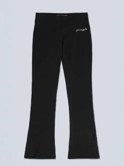 Pineapple Noir - Pantalons coupe ajustée en jersey Online