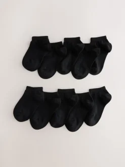 Next Noir - Paquet de 10 chaussettes d'entraînement Sale