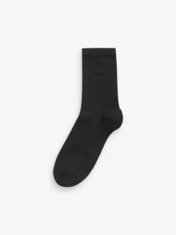 Next Noir - Paquet de chaussettes de cheville en modal 4 Sale