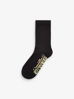 Next - Paquet de chaussettes en coton riche 7 Noir Best