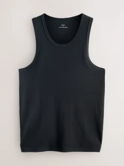 Next Noir - Paquet de gilets à côtes 5 Sale