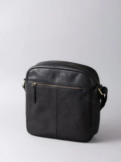 Lakeland Leather Noir - Petit sac messager Keswick en cuir Online