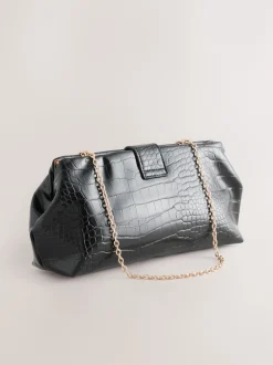 Next Noir - Pochette croco en PU Best