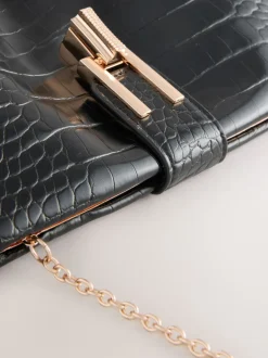 Next Noir - Pochette croco en PU Best