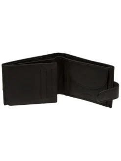 Cultured London Noir - Portefeuille en cuir « Leo » Online