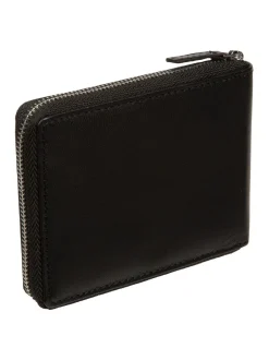 Cultured London Noir - Portefeuille en cuir 'James' Hot