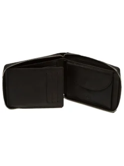 Cultured London Noir - Portefeuille en cuir 'James' Hot