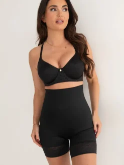 Pour Moi Noir - Effortless Tummy Control Thigh Slimmer Lingerie sculptante Outlet