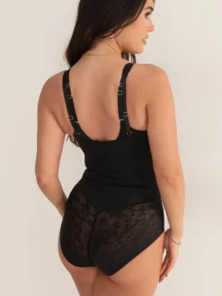 Pour Moi Noir - Effortless Tummy Control Wear Your Own Bra Body Lingerie sculptante Outlet