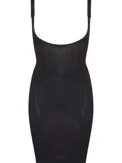 Pour Moi Noir - Lingerie Hourglass Shapewear Fermeté pour le contrôle du ventre Wear Your Own Bra Slip New