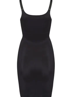 Pour Moi Noir - Lingerie Hourglass Shapewear Fermeté pour le contrôle du ventre Wear Your Own Bra Slip New