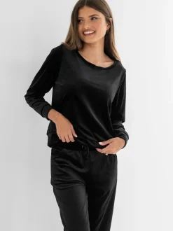 Pour Moi Noir - Velour Lounge Pyjamas Set Discount