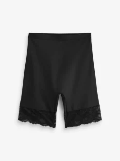 Next Noir / Praline Nude - Bermuda léger et galbant avec dos en dentelle pour le contrôle du ventre 2 Pack Clearance