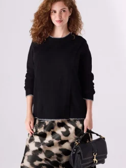 Next Noir - Pull d’allaitement en maille Grossesse Discount