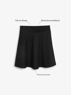 Next Noir - Pull-On Jersey Extensible School Skater Jupes (3-17yrs) Online