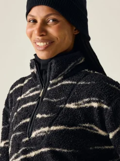 Regatta Noir - Polaire Frankie Borg à demi-fermeture éclair Sale