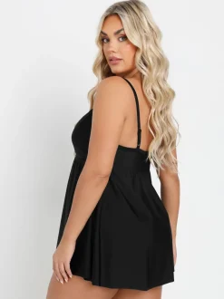 Yours Curve Noir - Robe de bain Navy