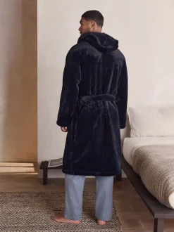 Next Noir - Robe de toilette Depolaire Outlet