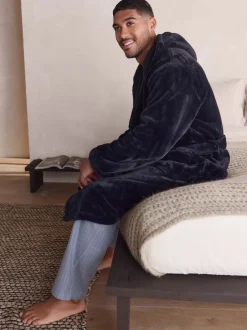 Next Noir - Robe de toilette Depolaire Outlet