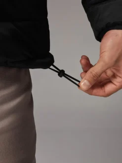 Next Noir - Résistant à la douche Lightweight Hooded Puffer Coat Veste Outlet