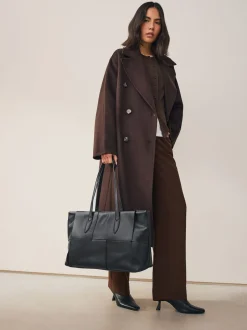 Next Noir - Sac à bandoulière tissé New