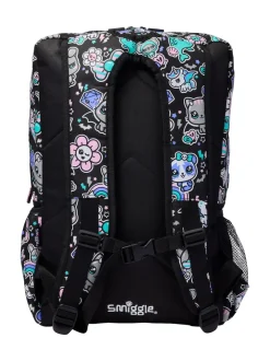 Smiggle Noir - Sac à dos Trailblazer Foldover Attach Hot
