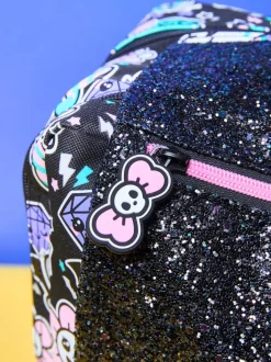 Smiggle Noir - Sac à dos Trailblazer Foldover Attach Hot