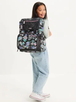 Smiggle Noir - Sac à dos Trailblazer Foldover Attach Hot