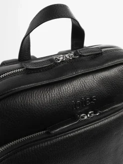 Totes Noir - Sac à dos en cuir authentique Outlet