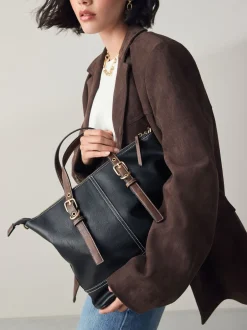 Next Noir - Sac à main avec boucle Sale