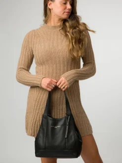 Pure Luxuries London - Sac à main Colette en cuir Noir Clearance