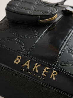 Baker by Ted Baker Noir - Sac cabas en PU en relief Outlet