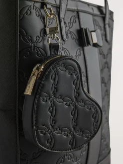 Baker by Ted Baker Noir - Sac cabas en PU en relief Outlet