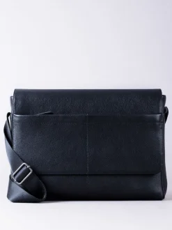 Lakeland Leather Noir - Sacoche messager pour ordinateur portable Crummock Hot