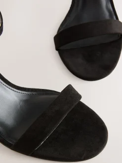 Next Noir - Sandales à talons carrés Discount