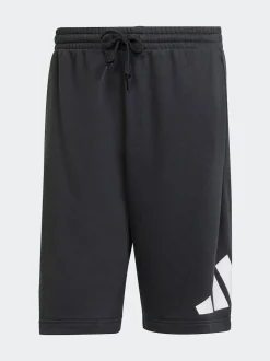 adidas Noir - Short Essentials à grand logo Français éponge Hot
