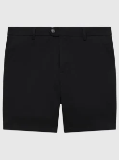 Reiss Noir - Short chino casual Wicket coupe courte Discount
