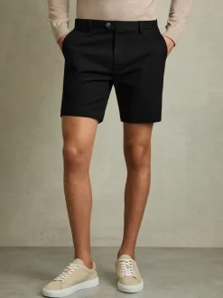 Reiss Noir - Short chino casual Wicket coupe courte Discount