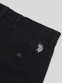 U.S. Polo Assn - Short chino classique US Polo Assn Noir Clearance